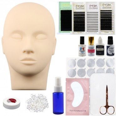 False Eyelash Extension Grafting Tool Kit for Makeup Practice Eye ...